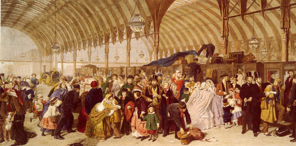 William Powell Frith, The Railway Station