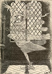 Image of a dancing phantom from Lewis Carroll collection /Rhyme? and Reason?/