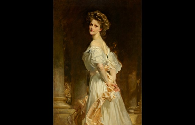 Portrait of Mrs. Waldorf Astor, nee Nancy Langhorne, painted by John Singer Sargent in 1908. Source: http://www.nationaltrustcollections.org.uk/object/766112