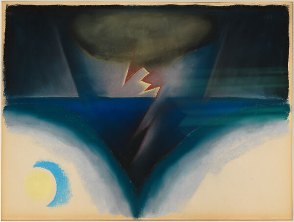 A Storm, created in 1922 by Georgia O'Keeffe