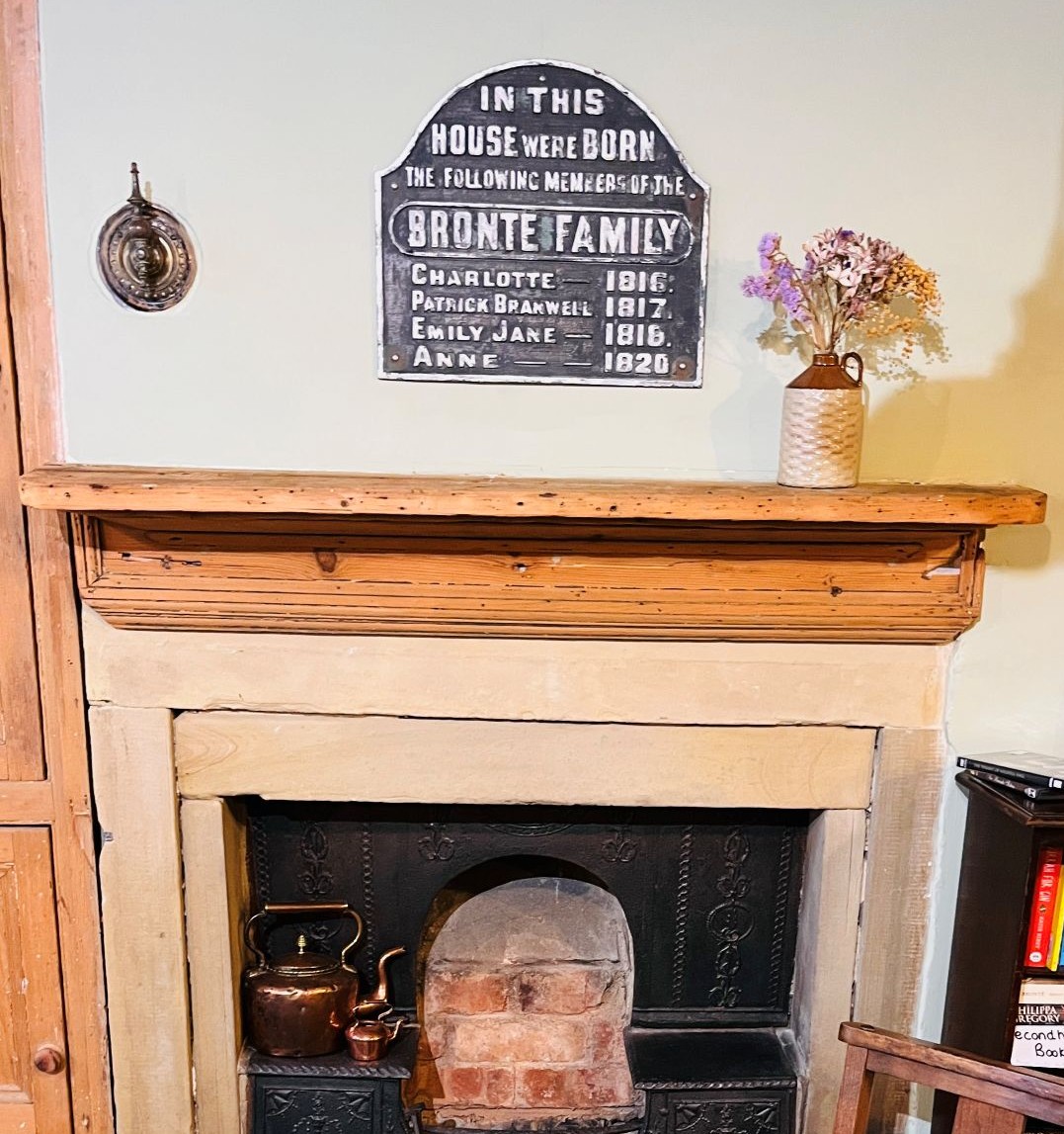 Fireplace in front of which several Brontes were allegedly born.