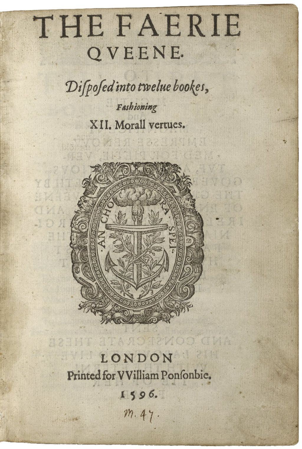 Edmund Spenser, The Faerie Queene (1596) | COVE