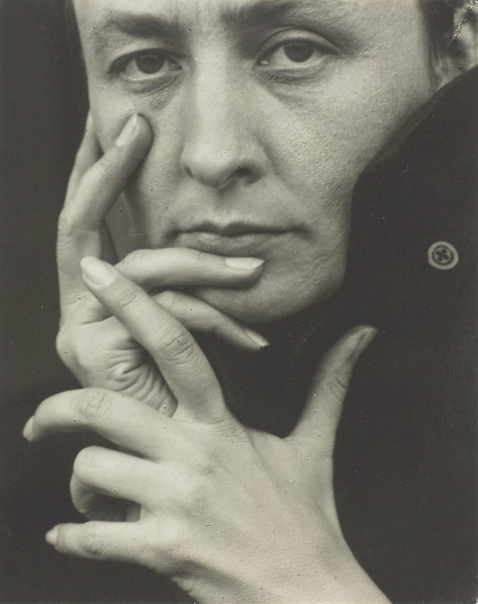 O'Keeffe (hands) published by Alfred Stieglitz in 1918 