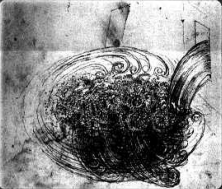Leonardo da Vinci's laboratory: studies in flow