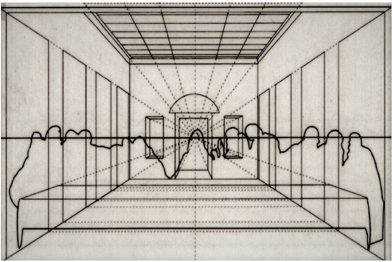 Perspective Lines In The Last Supper Cove