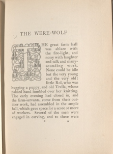 Laurence Housman's repeating pomegranate motif for The Were-Wolf