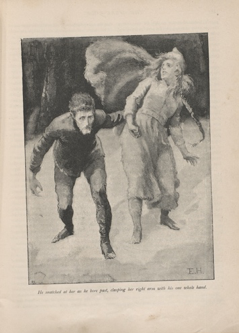 Everard Hopkins's illustrations for “The Were-Wolf,” focussing on the figure of White Fell