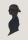 George Eliot, Silhouette by Unknown Artist (1838-1848)