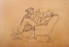 Edward Hopper's Sketch of Josephine Hopper