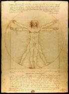 da Vinci's "Vitruvian Man"