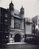 Image of the Exterior of the Bishopsgate Institute on Opening Day, 1895