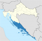 Map of the Kingdom of Dalmatia