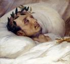 Napoleon on his death bed painting