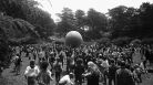 A gathering of thousands of young people in San Francisco's Golden Gate Park, organized to promote peace, love, and freedom