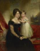 Wilkie, David. Victoria, Duchess of Kent, (1786-1861) with Princess Victoria, (1819-1901)