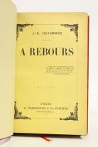 Title page of Joris-Karl Huysmans' (1848-1907) novel À Rebours
