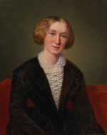 George Eliot, Second Painting by François d'Albert-Durade (circa 1881)