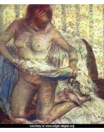 Edgar Degas's 1884 Kneeling Woman