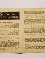 Two-page advertisement, header begins where last page left off: "$2.98 for the Entire Thirty"