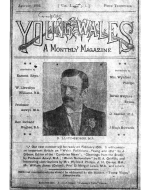 Cover of Young Wales periodical featuring David Lloyd-George