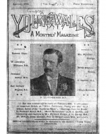 Cover of Young Wales periodical featuring David Lloyd-George