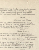 A crop of the second page of the 1905 performance Programme 