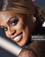 Axelle/Bauer-Griffin. Laverne Cox at Premiere of Charlie’s Angels. 11 Nov. 2019. Getty Images
