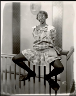 Photograph of Josephine Baker in the stage production In Bamville aka The Chocolate Dandies. 1924.