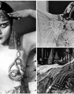 Photographs of Theda Bara in Bikinis.