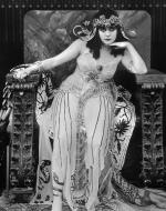 Photograph of Theda Bara as Cleopatra. 1917.