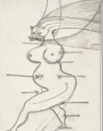 Bourgeois, Louise. Sainte Sébastienne. Version 1 of 2, State V of XII, variant. 1990. 