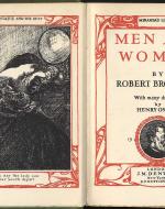 Frontispiece of Robert Browning's Men and Women (1855) 