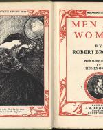 Frontispiece of Robert Browning's Men and Women (1855) 