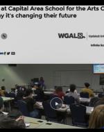 This is photo is a photo of students in a classroom