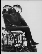 Corinne Tee. Woman in Wheelchair with Able-Bodied Lover. Date unknown. 