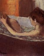 Edgar Degas's 1883 "Woman in a Bath Sponging Her Leg"