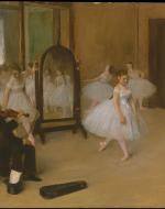 Degas, Edgar. The Dancing Class. 1871. 