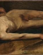 Degas, Edgar. Male Nude. 1856. 