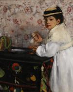 Degas, Edgar. Portrait of Mlle. Hortense Valpincon. 1871.