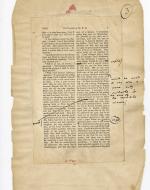 Folio 3 with Wilde's handwritten annotations in the margins of the page.