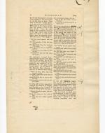 Folio 23 contains a full page (p. 14) from the Blackwood's 1889 printing glued down onto a notebook page. Wilde's annotations are on the Blackwood's page but not on the margins of the page except for the folio number. There is a pencil marking (4/9/4?) in the left hand margin which may not be in Wilde's hand and it is unclear what this marking might refer to.