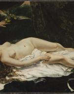 Gustave Courbet's 1864 Woman With A Parrot