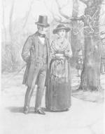 "Esther Lyon and Harold Transome" by F. Childe Hassam