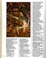 Laura, in pleasure, participates in eating genital-shaped fruits of the Goblin Men