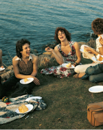 Goldin, Nan. Picnic on the Esplanade, Boston. 1973. 