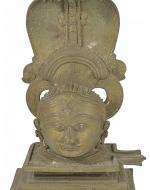 A bronze Siva lingam