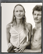 Richard Avedon's Janet Tobler, housewife, and her husband Randy, insulator, Glenrock, Wyoming, 9/4/83.