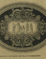 A Victorian-era advertisement for a tea tray