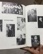 This is a picture of Harrisburg's William Penn High School's coaching staff taken from their 1968 yearbook.