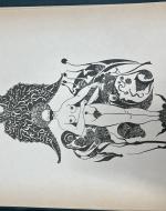 illustration by M.K. Sett in Rubáiyát of Omar Khayyám